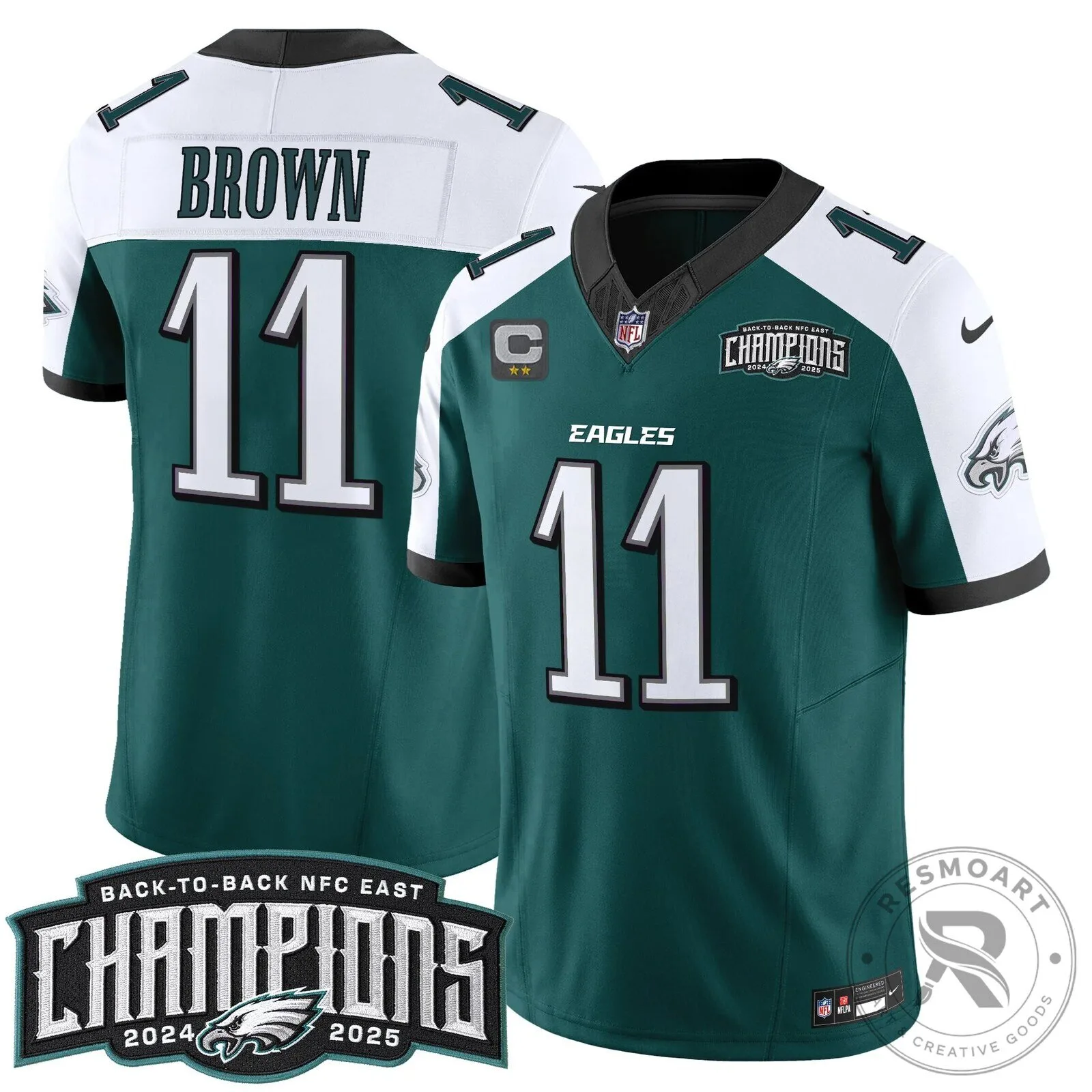 Philadelphia Eagles Back-to-Back NFC East Champions DeJean 33